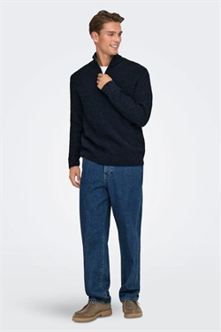 Join Regular Strik Dk. Navy - bilde 3